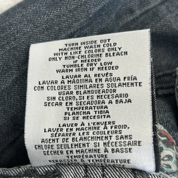 ONE5ONE Bermuda Shorts Women Sz 10 Medium Wash Denim Stretch 2-Button Waist - Picture 14 of 14